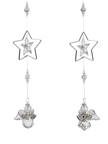 Kremers Schatzkiste 2er Set Acryl Hänger Stern mit Engel 30 cm Fensterdeko Weihnachten Deko Transparenter Fensterschmuck Weihnachtsdekoration hängend Dekohänger Herbst und Winter Kremers Schatzkiste 2er Set Acryl Hänger Stern mit Engel 30 cm Fensterdeko Weihnachten Deko Transparenter Fensterschmuck Weihnachtsdekoration hängend Dekohänger Herbst und Winter von Kremers Schatzkiste