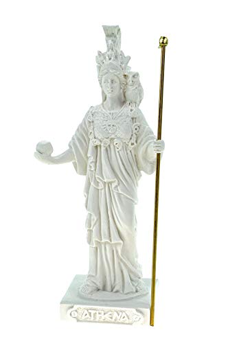 Kremers Schatzkiste Alabaster Athene Göttin der Weisheit Figur Skulptur 16 cm weiß von Kremers Schatzkiste