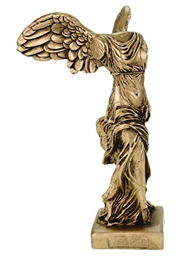 Kremers Schatzkiste Alabaster Nike Siegesgöttin von Samothrake Figur Skulptur 20 cm Gold Siegesdenkmal von Kremers Schatzkiste