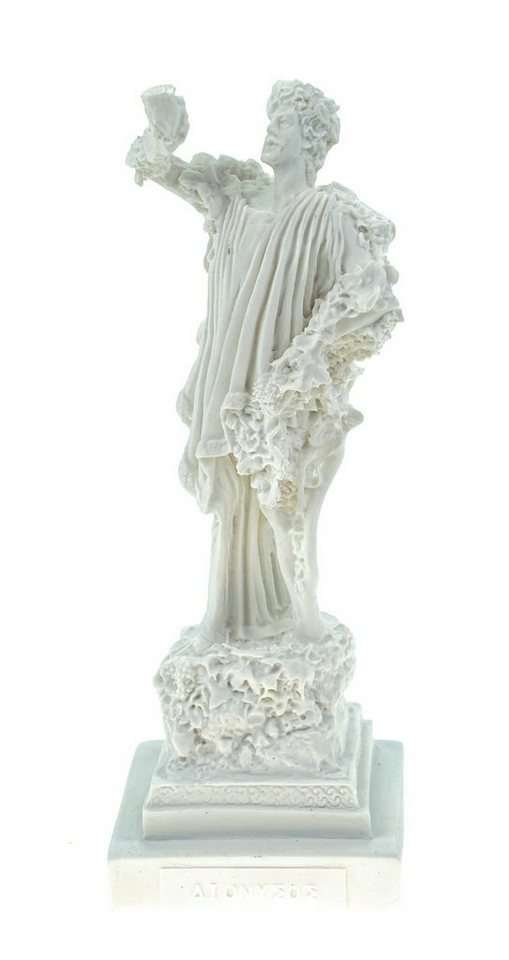 Kremers Schatzkiste Dekofigur Alabaster Deko Figur Dionysos Gott des Weins 16 cm von Kremers Schatzkiste