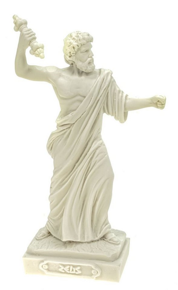 Kremers Schatzkiste Dekofigur Alabaster Deko Figur Zeus nordischer Göttervater von Kremers Schatzkiste