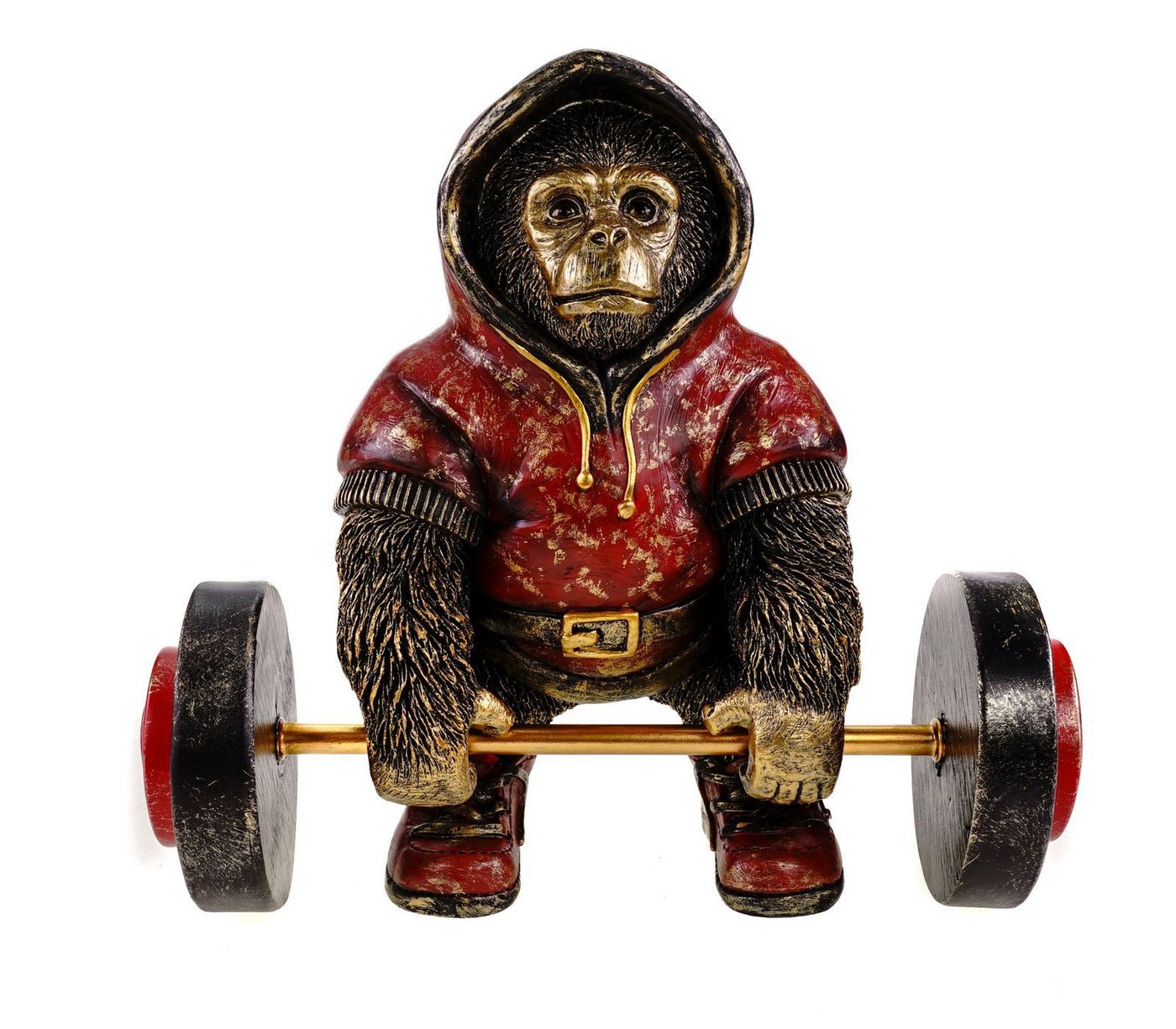 Kremers Schatzkiste Dekofigur Gorilla Bodybuilder Figur XXL Muskel Affe mit Hantel 26x 28 x 12 cm Kremers Schatzkiste Dekofigur Gorilla Bodybuilder Figur XXL Muskel Affe mit Hantel 26x 28 x 12 cm von Kremers Schatzkiste