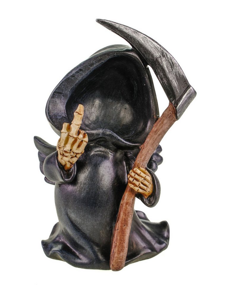 Kremers Schatzkiste Dekofigur Grimreaper Mittelfinger Figur 14 cm Gothic Fantasy Deko Skulptur S Kremers Schatzkiste Dekofigur Grimreaper Mittelfinger Figur 14 cm Gothic Fantasy Deko Skulptur S von Kremers Schatzkiste
