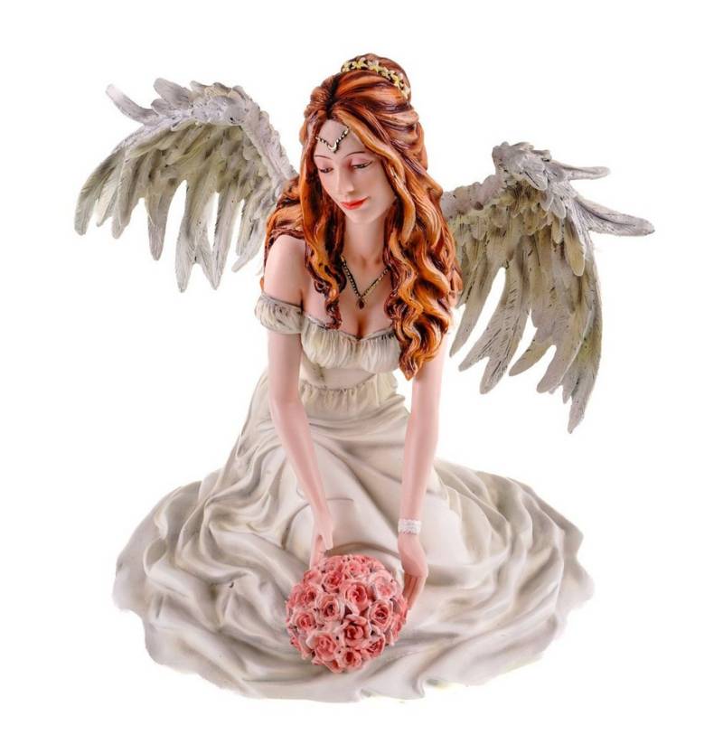 Kremers Schatzkiste Engelfigur Schutzengel Calien mit Blumen 22 cm - Handbemalt aus Polyresin Kremers Schatzkiste Engelfigur Schutzengel Calien mit Blumen 22 cm - Handbemalt aus Polyresin von Kremers Schatzkiste