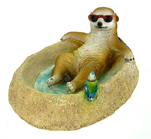 Kremers Schatzkiste Erdmännchen Eddy Vogeltränke Figur Gartenfigur 31cm Meercat Tierfigur Kremers Schatzkiste Erdmännchen Eddy Vogeltränke Figur Gartenfigur 31cm Meercat Tierfigur von Kremers Schatzkiste