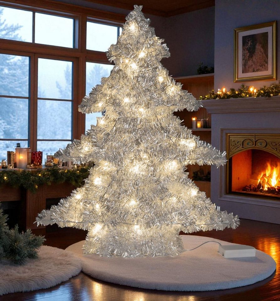 Kremers Schatzkiste LED Dekolicht LED Weihnachtsbaum 40cm Silber + Timer 30 LEDs batteriebetrieben, LED fest integriert Kremers Schatzkiste LED Dekolicht LED Weihnachtsbaum 40cm Silber + Timer 30 LEDs batteriebetrieben, LED fest integriert von Kremers Schatzkiste