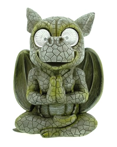 Kremers Schatzkiste Yoga Solar Gartendrache Meditierender Drache Solar LED Geschenk von Kremers Schatzkiste