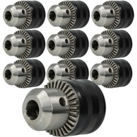 Kress 10x Zahnkranzbohrfutter 1,5 - 13mm - 13mm (1/2") x 20 kompatibel mit Ryobi Bohrmaschinen, Schlagbohrer von Kress