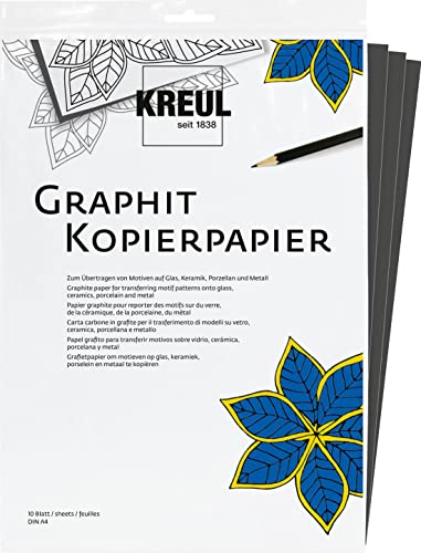Graphitpapier 10 Bl, 21 x 30cm von Kreul