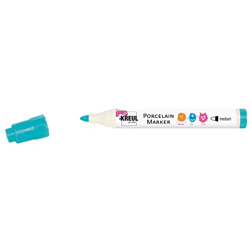 KREUL 16316 - Porcelain Marker medium Türkis - Für Kinder entwickelter Porzellanmalstift, ohne Schütteln und Pumpen sofort los malen KREUL 16316 - Porcelain Marker medium Türkis - Für Kinder entwickelter Porzellanmalstift, ohne Schütteln und Pumpen sofort los malen von Kreul