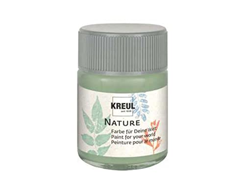 KREUL 49428 - Nature Eukalyptus im 50 ml Glas, wasserbasierte Farbe, aus nachhaltigen, natürlichen Rohstoffen, cremig, schnelltrocknend und lichtecht, für zahlreiche Untergründe KREUL 49428 - Nature Eukalyptus im 50 ml Glas, wasserbasierte Farbe, aus nachhaltigen, natürlichen Rohstoffen, cremig, schnelltrocknend und lichtecht, für zahlreiche Untergründe von Kreul