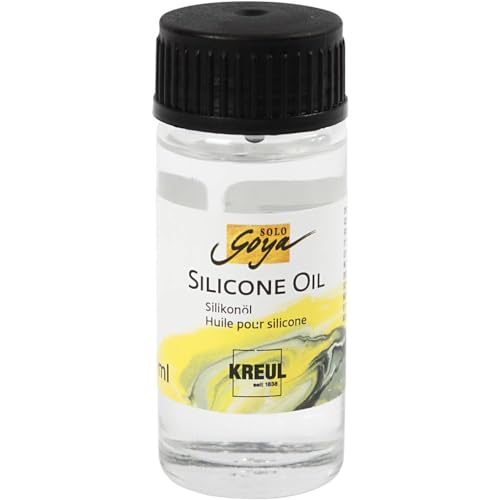 KREUL 87220 - Solo Goya Silikonöl, 20 ml, für eine ausgeprägte Zellbindung beim Pouring, Glas mit Tropfeinsatz von Kreul