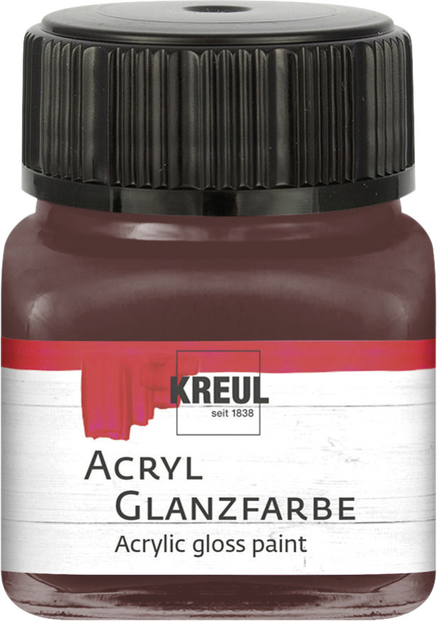 Kreul Acryl Glanzfarbe dunkelbraun 20 ml Kreul Acryl Glanzfarbe dunkelbraun 20 ml von Kreul