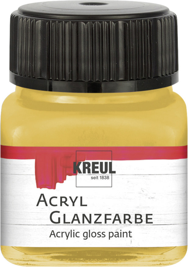 Kreul Acryl Glanzfarbe gold 20 ml von Kreul
