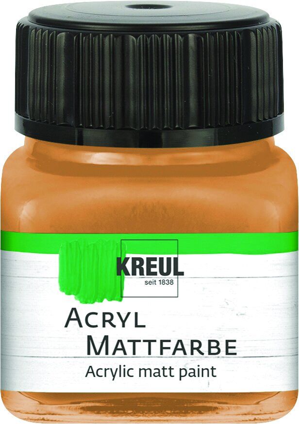 Kreul Acryl Mattfarbe ocker 20 ml von Kreul