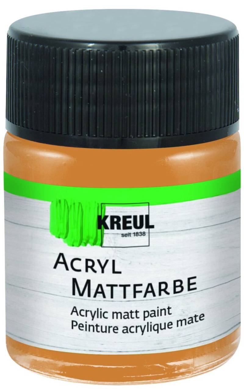 Kreul Acryl Mattfarbe ocker 50 ml von Kreul