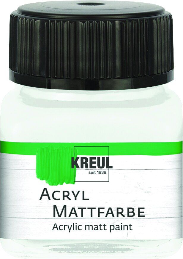 Kreul Acryl Mattfarbe pastellweiß 20 ml von Kreul