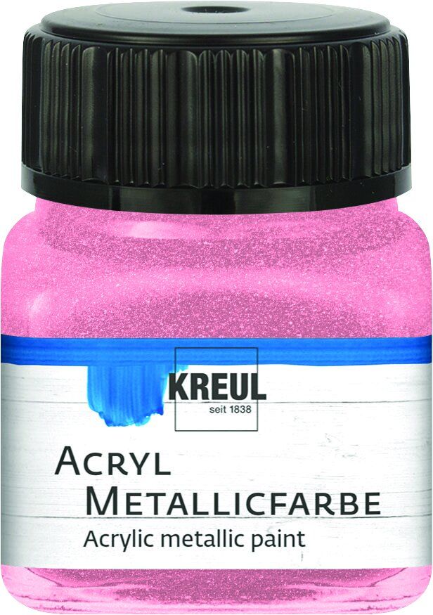 Kreul Acryl Metallicfarbe rosa 20 ml von Kreul