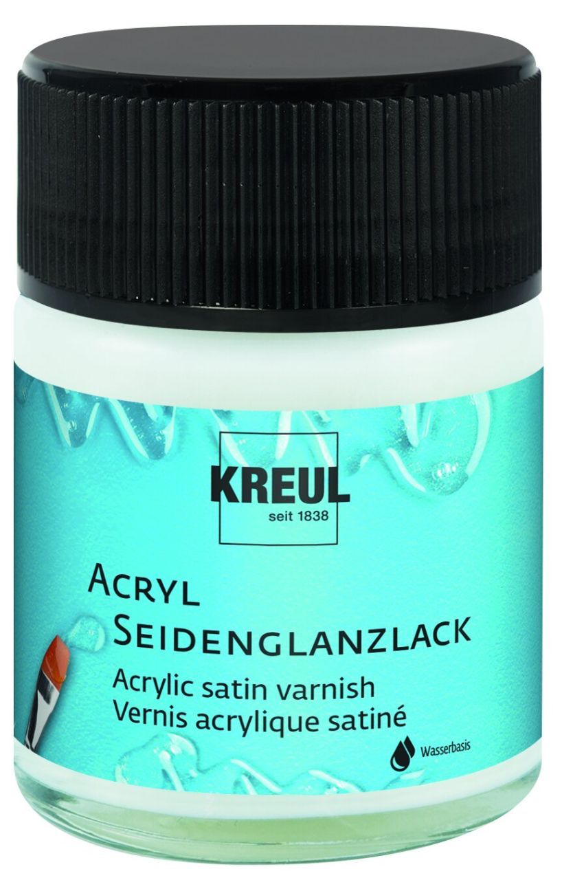 Kreul Acryl-Seidenglanzlack auf Wasserbasis transparent 50 ml Kreul Acryl-Seidenglanzlack auf Wasserbasis transparent 50 ml von Kreul