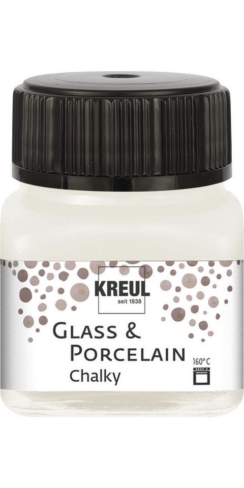 Kreul Bastelfarbe Glass & Porcelain Chalky, 20 ml von Kreul