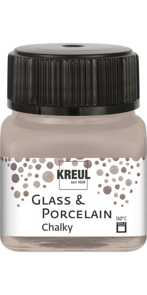 Kreul Bastelfarbe Glass & Porcelain Chalky, 20 ml von Kreul