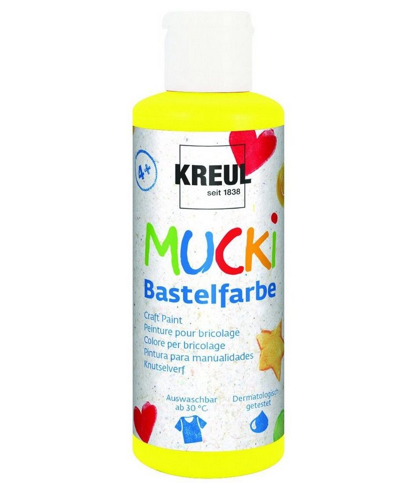 Kreul Bastelfarbe Kreul Mucki Bastelfarbe primärgelb 80 ml Kreul Bastelfarbe Kreul Mucki Bastelfarbe primärgelb 80 ml von Kreul
