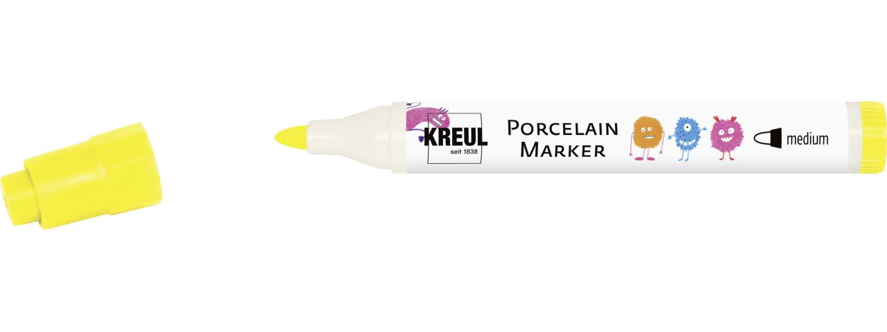 Kreul Bastelfarbe Kreul PorcelainPen easy gelb von Kreul