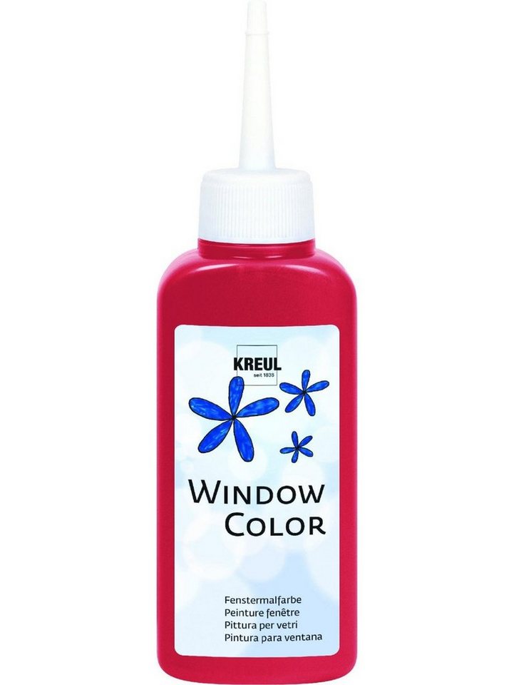 Kreul Bastelfarbe Kreul Window Color dunkelrot 80 ml von Kreul