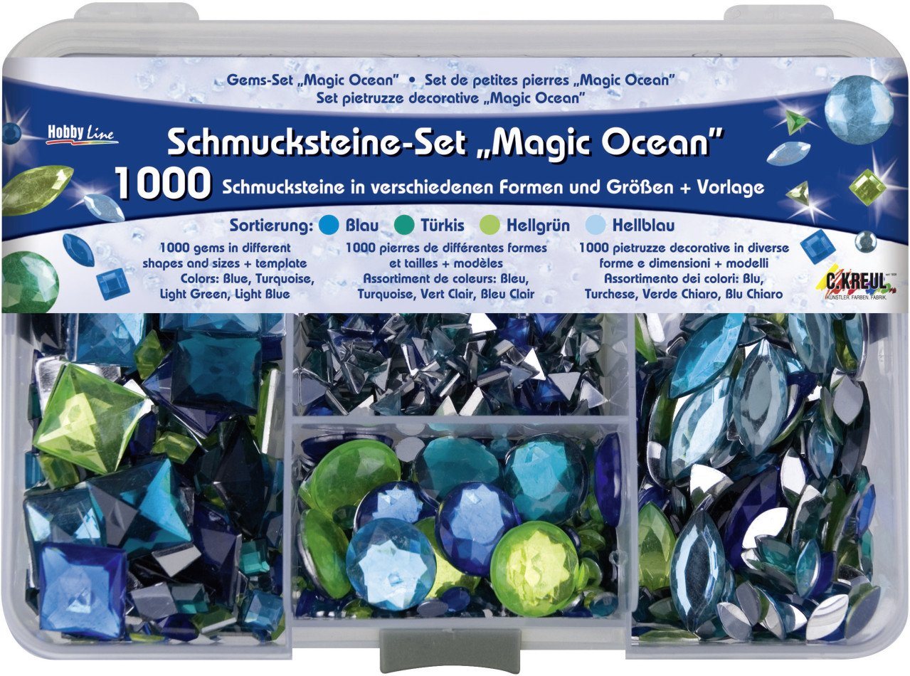 Kreul Bastelnaturmaterial Kreul Schmucksteine Set Magic Ocean Kreul Bastelnaturmaterial Kreul Schmucksteine Set Magic Ocean von Kreul