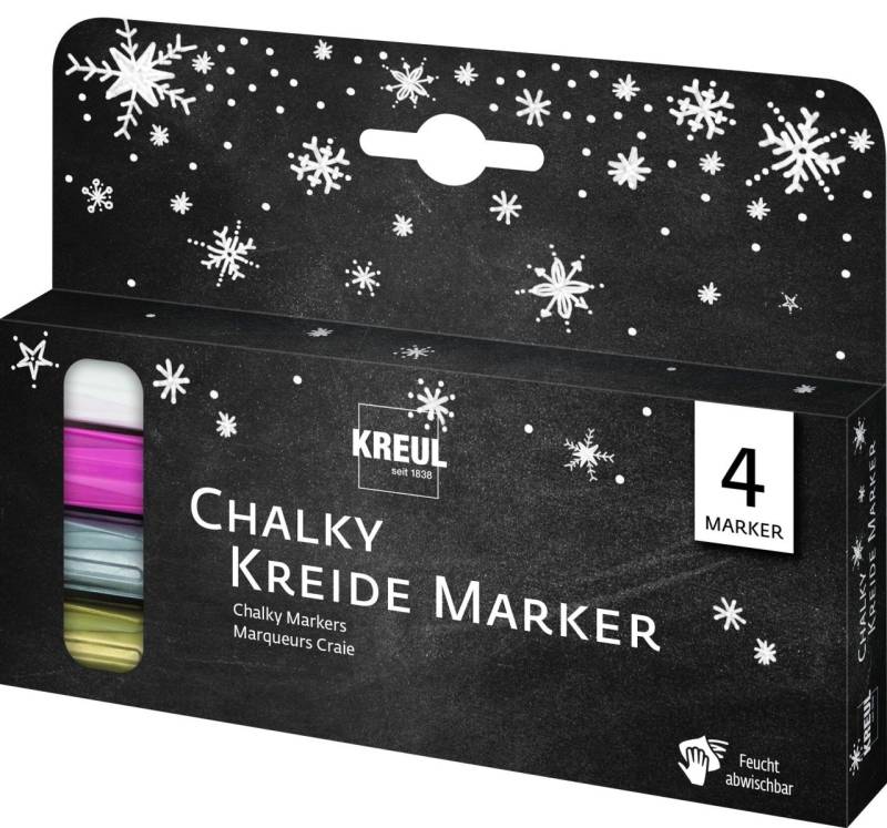 Kreul Chalky Kreidemarker 4er Set Winter von Kreul