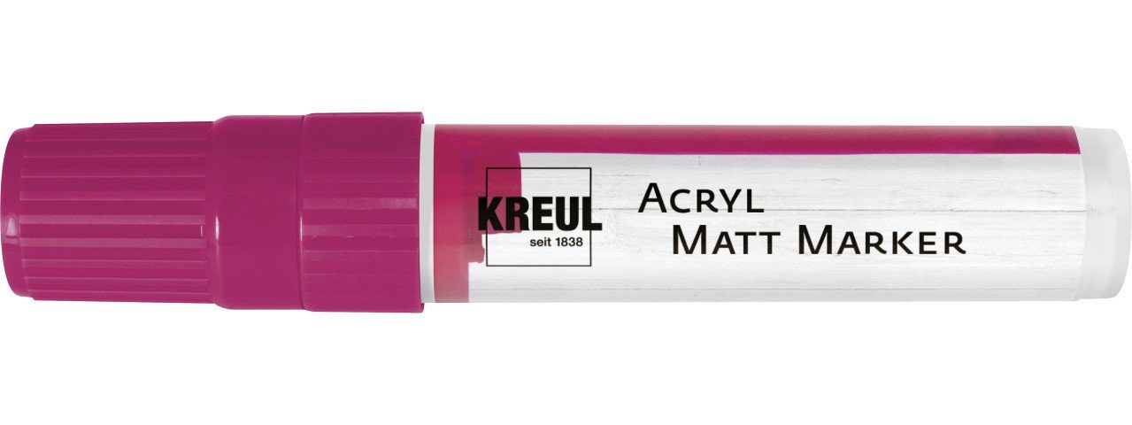 Kreul Flachpinsel Kreul Acryl Matt Marker XXL magenta von Kreul