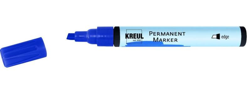 Kreul Flachpinsel Kreul Permanentmarker blau von Kreul