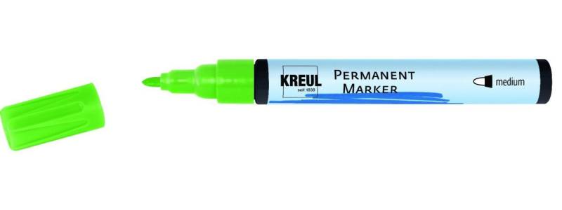 Kreul Flachpinsel Kreul Permanentmarker hellgrün von Kreul