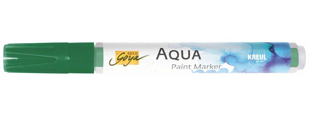 Kreul Flachpinsel Kreul Solo Goya Aqua Paint Marker olivgrün von Kreul