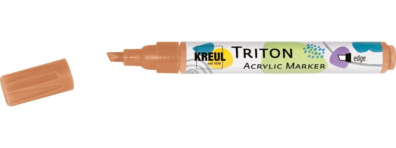 Kreul Flachpinsel Kreul Triton Acrylic Marker edge kupfer von Kreul