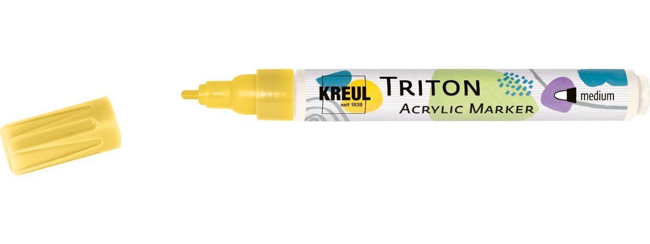 Kreul Flachpinsel Kreul Triton Acrylic Marker medium graphite von Kreul