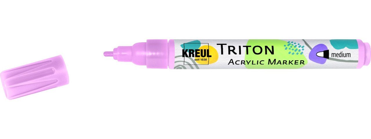 Kreul Flachpinsel Kreul Triton Acrylic Marker medium zartrosa von Kreul