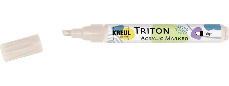 Kreul Flachpinsel Kreul Triton Acrylic Paint Marker beige von Kreul