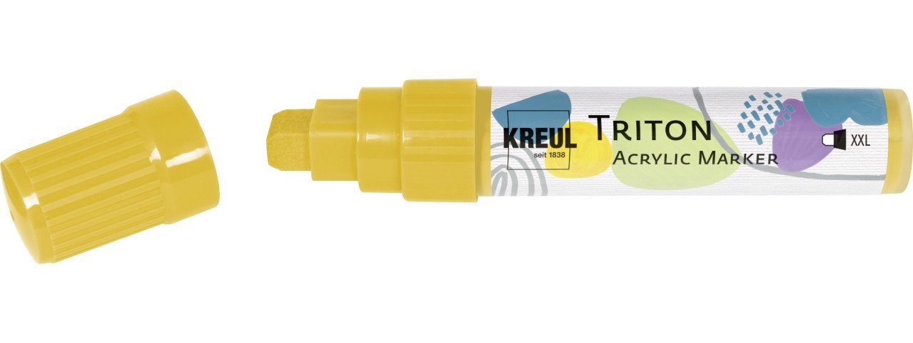 Kreul Flachpinsel Kreul Triton Acrylic Paint Marker gold von Kreul