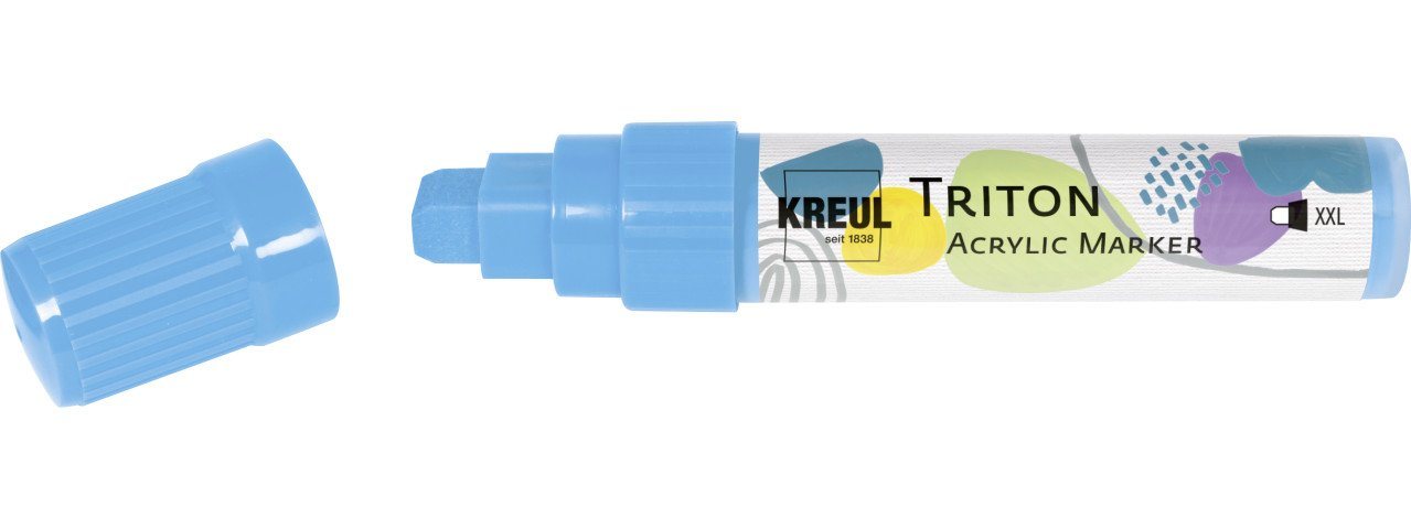 Kreul Flachpinsel Kreul Triton Acrylic Paint Marker lichtblau von Kreul
