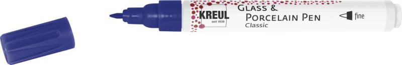 Kreul Glass & Porcelain Pen Classic royalblau, 1-2 mm von Kreul