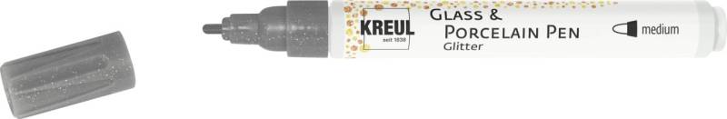Kreul Glass & Porcelain Pen Glitter anthrazit 1 - 3 mm Kreul Glass & Porcelain Pen Glitter anthrazit 1 - 3 mm von Kreul