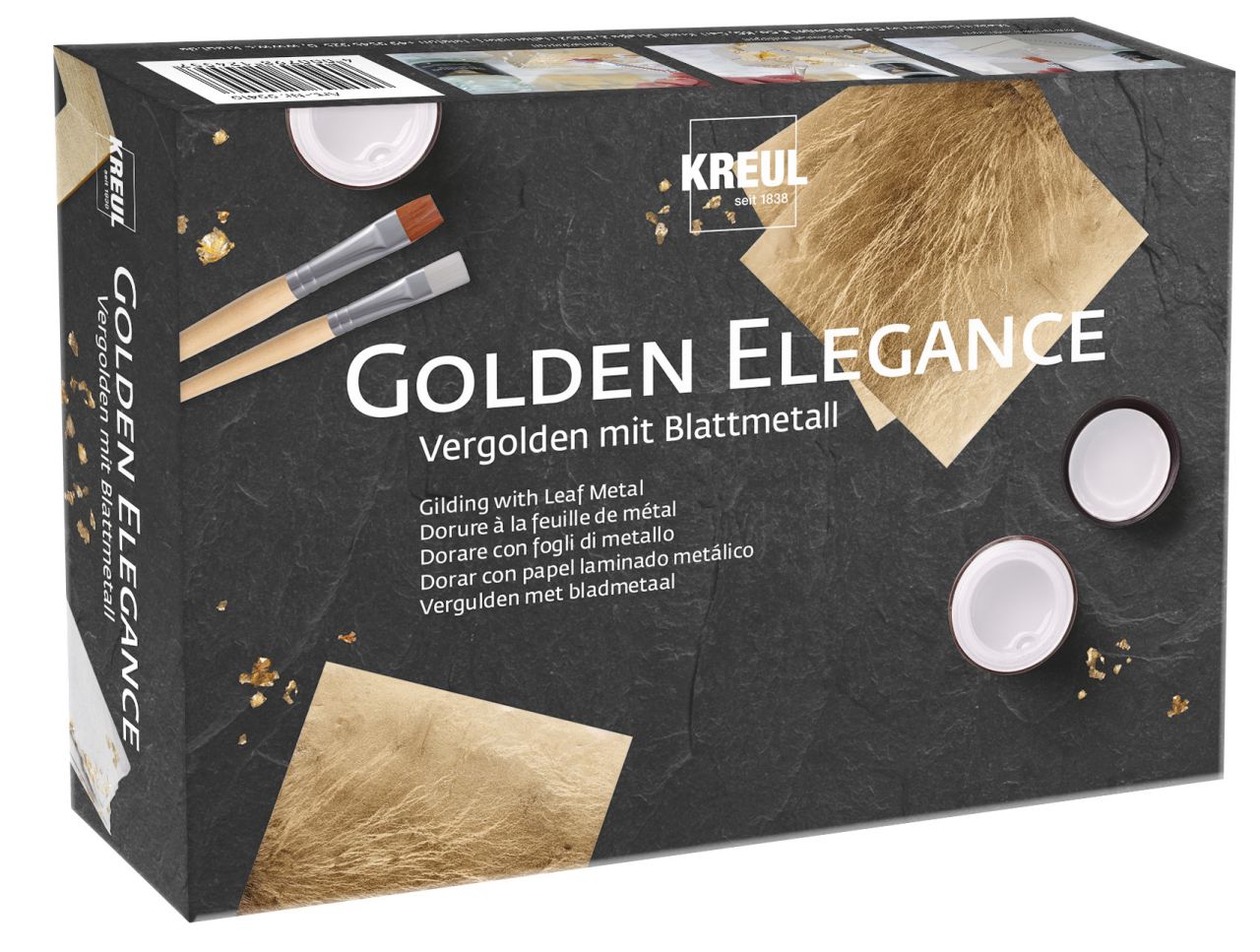 Kreul Golden Elegance Set Vergolden mit Blattmetall von Kreul