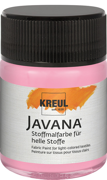 Kreul Javana Stoffmalfarbe für helle Stoffe leuchtrosa 50 ml von Kreul