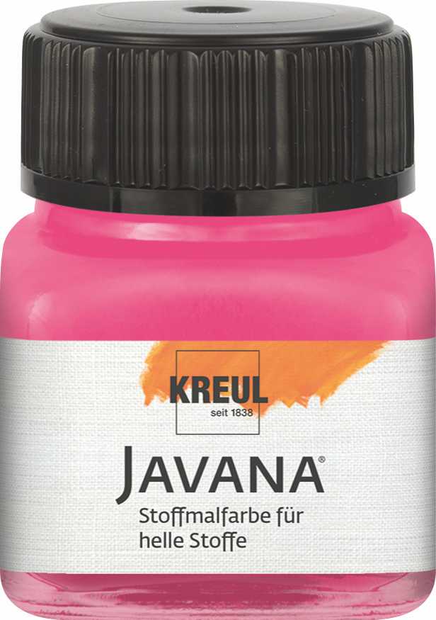 Kreul Javana Stoffmalfarbe für helle Stoffe pink 20 ml von Kreul