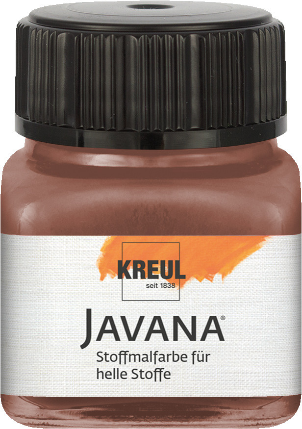 Kreul Javana Stoffmalfarbe für helle Stoffe rehbraun 20 ml von Kreul