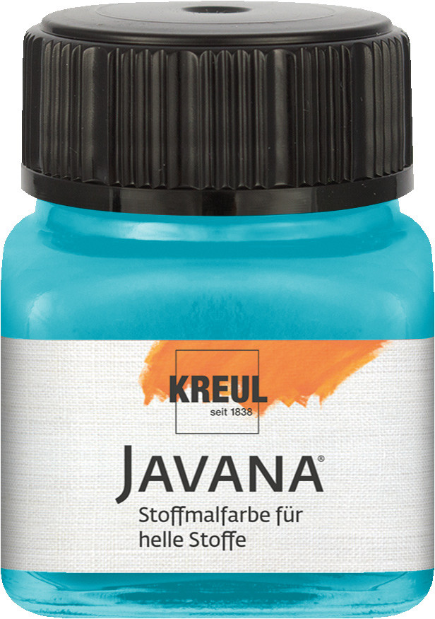 Kreul Javana Stoffmalfarbe für helle Stoffe türkisblau 20 ml von Kreul