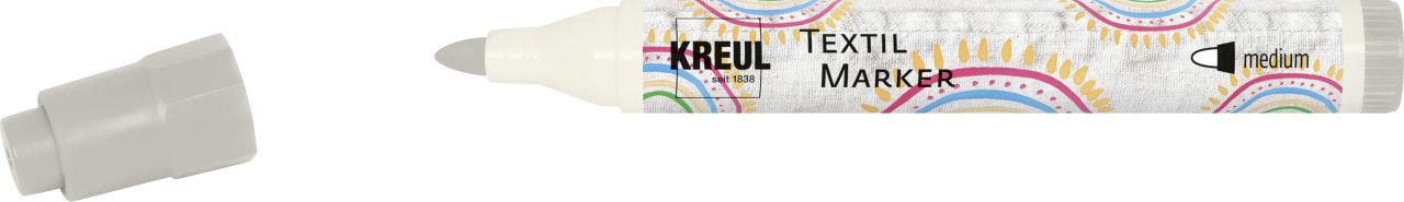 Kreul Javana texi mäx Sunny Stoffmalfarbe fine helle Stoffe medium grau von Kreul