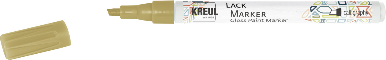 Kreul Lack Marker calligraphy gold, 1-3 mm von Kreul