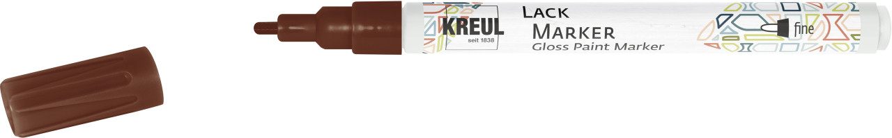 Kreul Lack Marker fine braun, 1-2 mm von Kreul